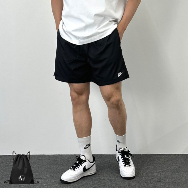 (백화점 정품) 나이키 반바지 남자 오리지널 클래식 스우시 로고 바캉스 여름 우븐 팬츠 NKOPTS (스포젠가방)