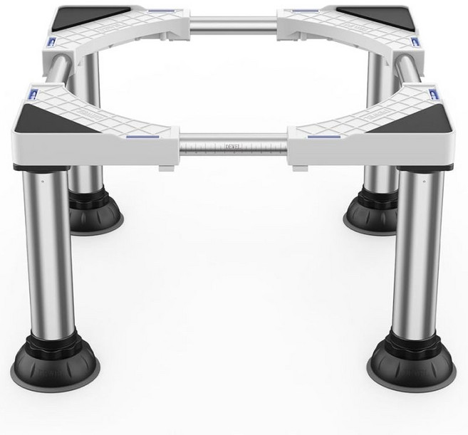 세탁기 다용도 건조기 스탠드 베이스 거치대 가구 바닥 높이조절 흡착식 미끄럼 방지, 1개, 화이트