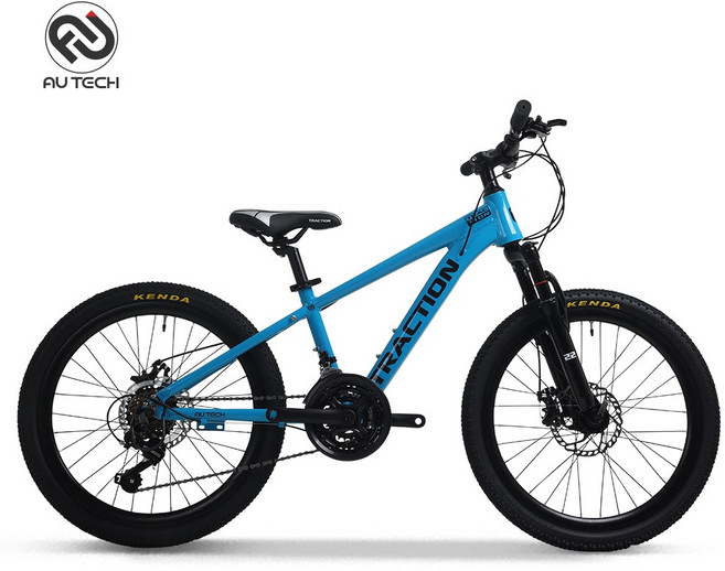 에이유테크 트랙션 M722 알루미늄 시마노 21단 서스펜션 MTB 자전거 55.88cm 방문설치, 블루, 1개, 147cm