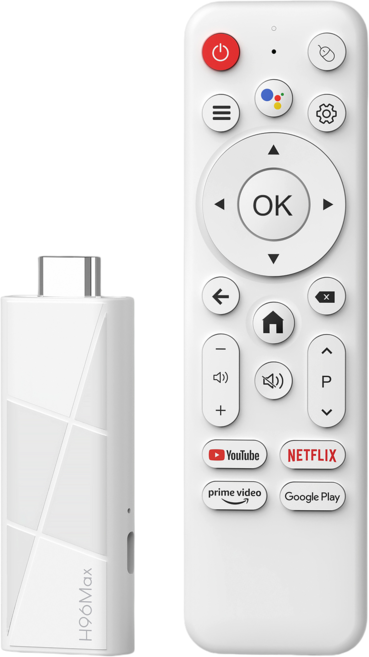 PYHO TV box 스틱 4K HDR 안드로이드 셋톱박스 OTT 지원 안드로이드14, H96Max-흰색A(2GB+16GB), 1개