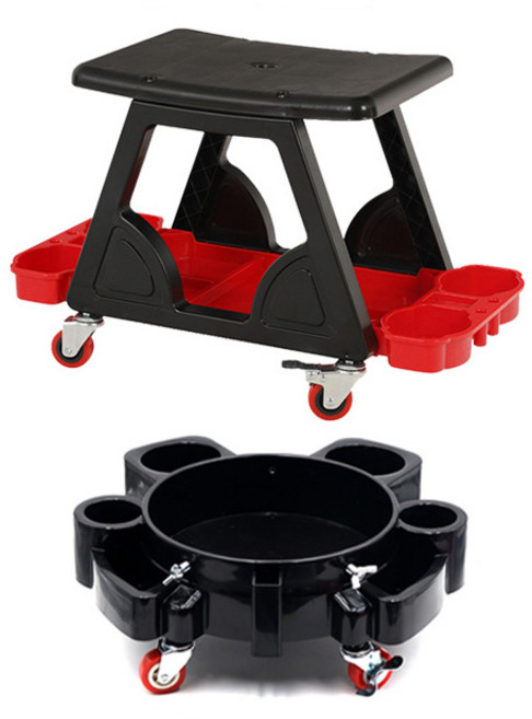 버킷돌리 디테일링 체어 시트 버킷돌리의자 셀프세차 세차의자, 디테일링시트