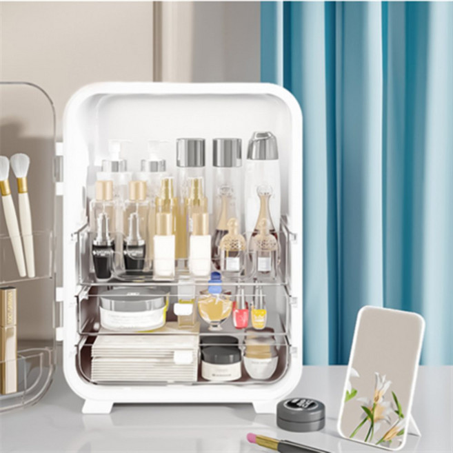 콩군하우스 화이트 화장품 정리함 메이크업정리함