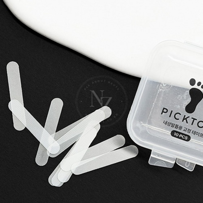 픽토 파고드는발톱 교정 테이프, 4g, 1개, 10개입, 투명