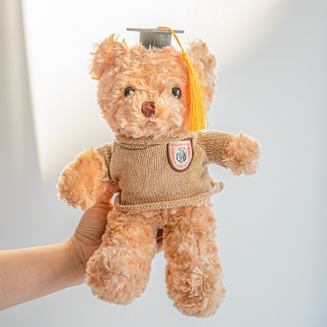 화예원 졸업식 테드 곰돌이 인형 테디 곰, 1개, 학사모, 30cm