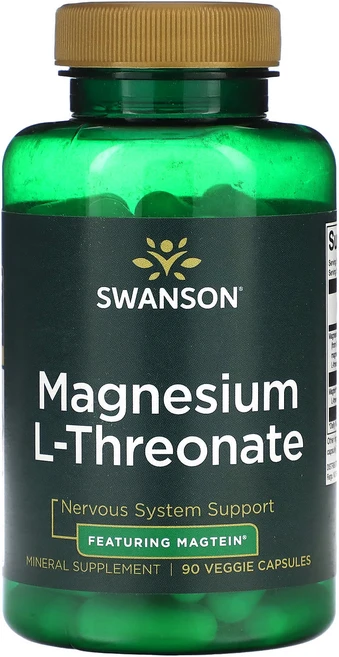 스완슨 마그네슘 L-Threonate 90 베지캡슐, 1개, 90정 - 쿠팡