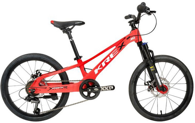 KREX M6 20吋兒童自行車 鎂鋁合金車架 7段變速 碟煞, 紅,加購前輪快拆套件, 1個