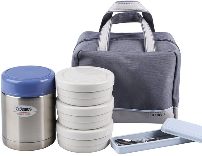 [코스모스] 스텐 스페셜 보온 보냉 도시락 WJ906 보온죽통, 스페셜 보온도시락 WJ906, 1개