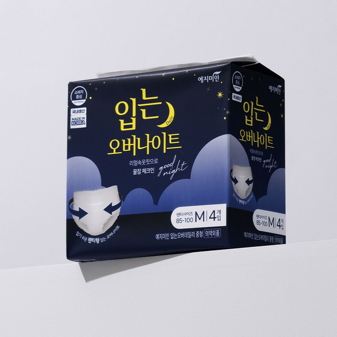 예지미인 입는 오버나이트 중형4P, 중형, 4매입, 6세트