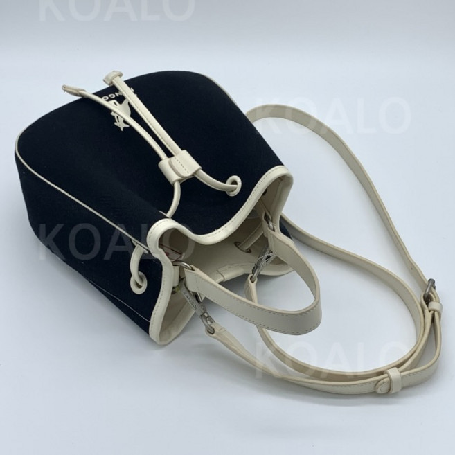 캉골 듀오 캔버스 버켓백 2 WAY 스트랩 3912 가방 (크림)