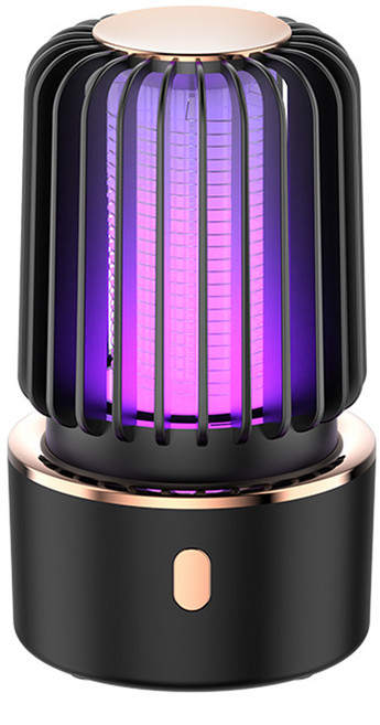 휴대용 모기퇴치등 360도 트랩 무취 무소음 해충퇴치기 파리 덫 실내 및 캠핑 겸용, W882(블랙)