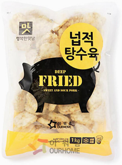 아워홈 행복한맛남 넙적탕수육, 1개, 1kg