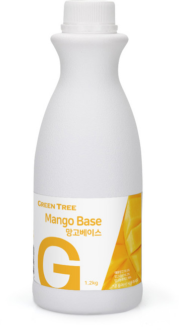 GreenTree 망고 에이드 베이스, 1개, 1.2kg