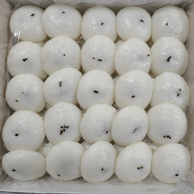 기정떡 잔기지떡 술떡 답례떡 흰색 팥 앙금, 30개, 30g