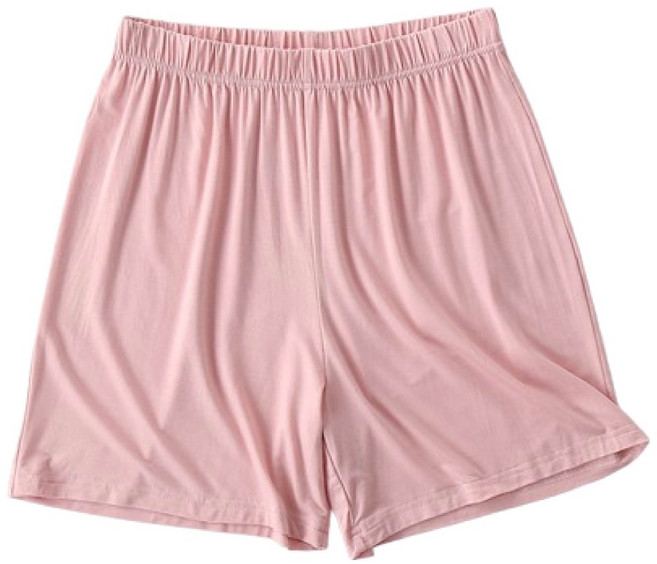 【Helena】莫代爾涼感睡褲 冰絲三分褲 大尺碼韓版寬鬆休閒短褲女