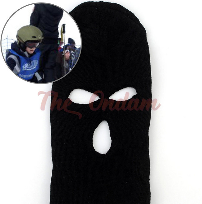 테러리스트 복면 강도 마스크, 블랙, 1개