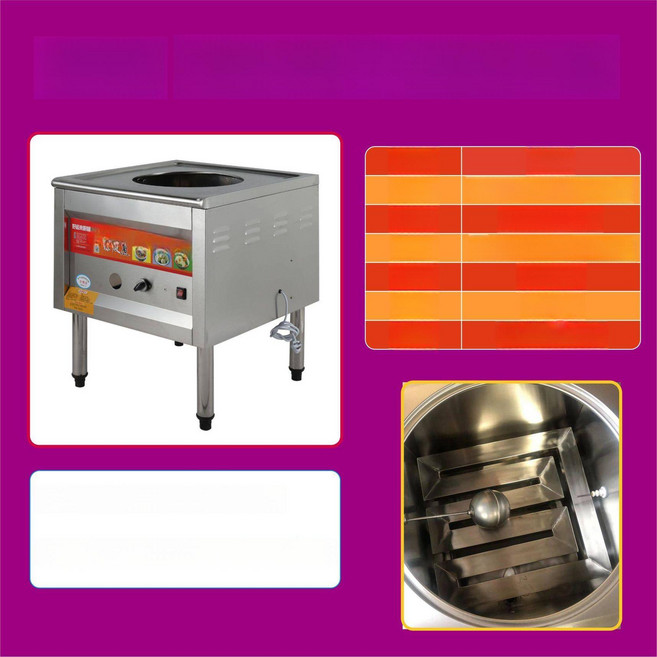 식당스팀기 만두 찐빵 상업용 취반기 찜기 식당용 쿠커 증기 대게 업소용 찜솥 대형, 사각관 팬 포함 화염 보호, 기본 색상