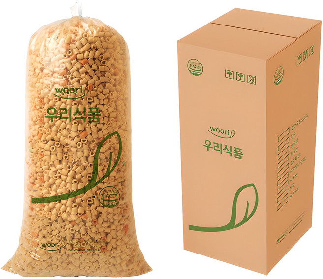 우리식품 마카로니 칼라 뻥튀기, 2.5kg, 1개