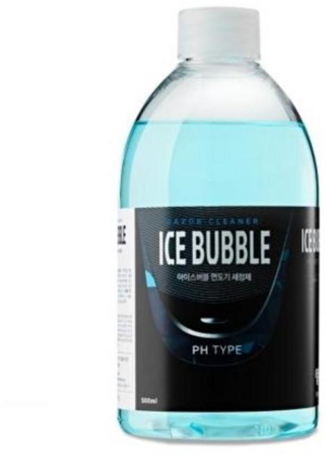 아이스버블 면도기클리너 세정액 PH타입 500ml, 1개
