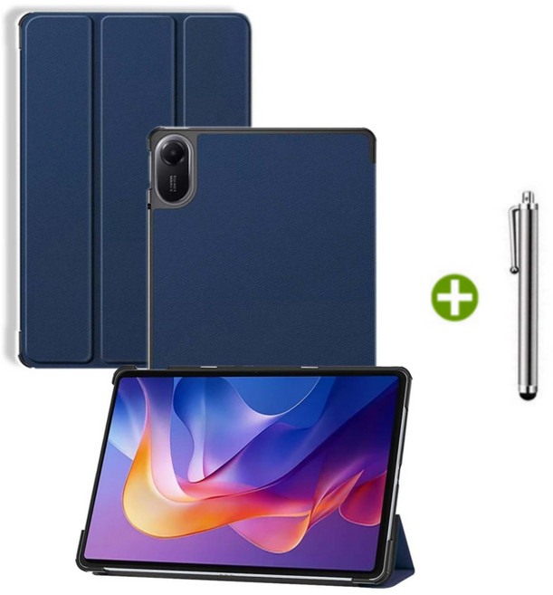 케이스나라 샤오미 레드미 패드 2 11인치 호환 케이스 북커버, 곤색