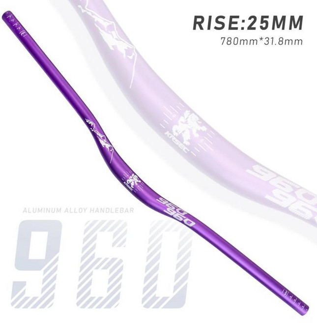 올스토어 ODI 핸들바 70MM MTB DH 알루미늄 합금 7075 자전거 스왈로우 라이저 25mm XC AM