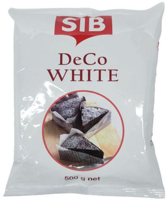 케이크 식용 데코스노우 슈가파우더 데코화이트 500g, 1