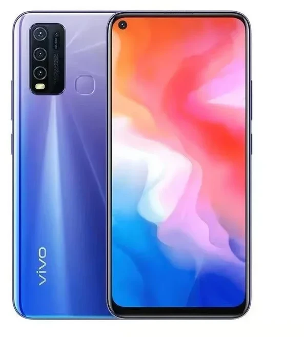 오리지널 VIVO Y50 8GB 128GB 5000mAh 4G 스마트폰 6.51인치 2340x1080px CPU 스냅드래곤 13MP + 16MP 4 카, 01 8GB 128GB, 01 Blue-purple