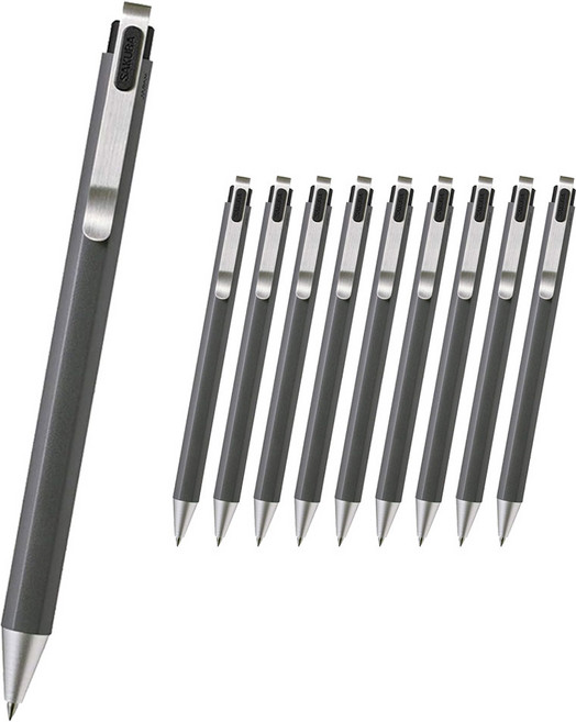 사쿠라 볼사인 ID 0.5mm, 10개, 퓨어 블랙