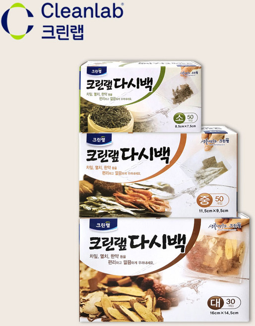 크린랲 크린다시백 소+중+대 세트, 1개