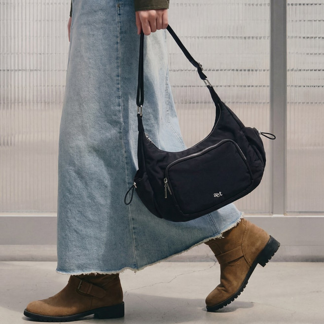 비긴 가벼운 나일론 여성 크로스백 생활방수 여행용 여권 핸드폰 가방