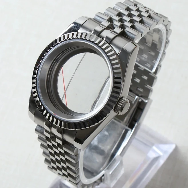 Datejust 시계 액세서리 용 36mm/39mm NH35 시계 케이스 904L 스테인레스 스틸 맞춤 NH35 NH36 무브먼트 28, 02 36MM, 23 A3