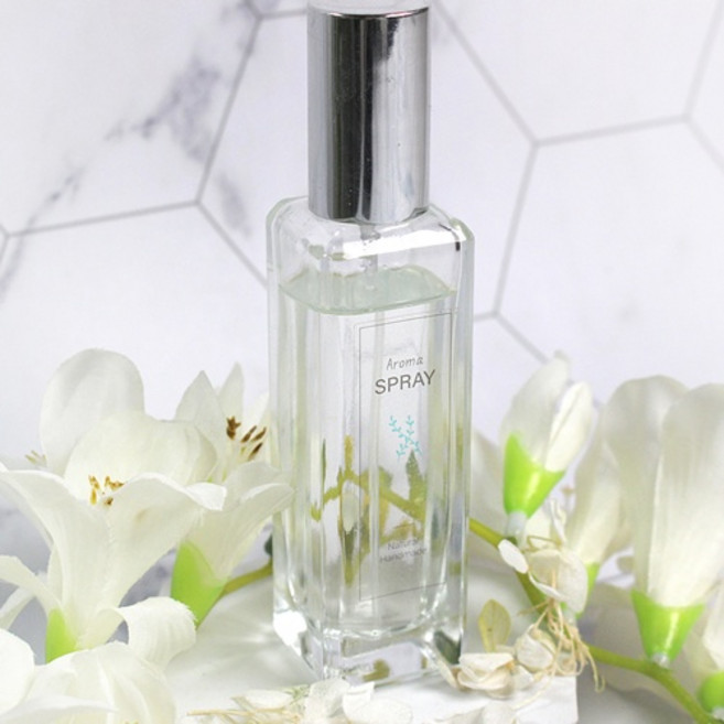 향수 유리용기 - 조-론 긴사각 실버 스프레이 30ml, 1개