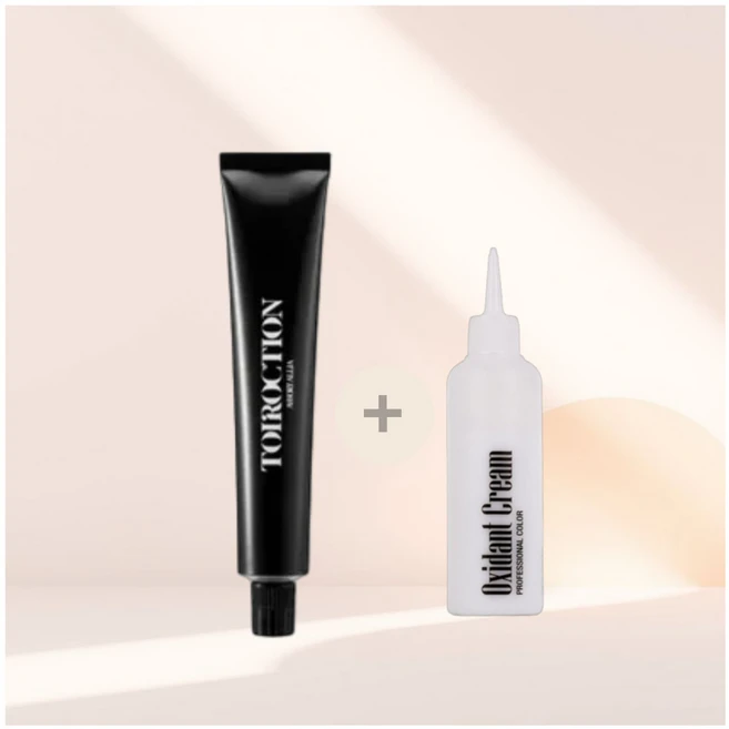 데미 토이록션 염색약 80g + 산화제 (BEST COLOR) 페이크블랙, 1개 - 쿠팡