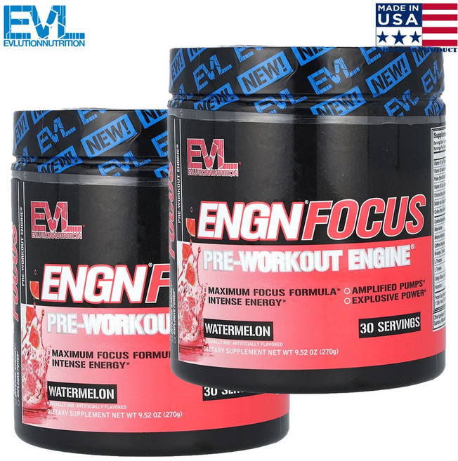 EVLution Nutrition 크레아틴일수화물 베타알라닌 수박 맛 270g 2병