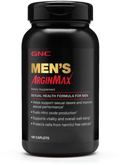 GNC 멘스 아르긴맥스 섹슈얼 헬스 포뮬러 캐플렛 글루텐 프리, 180정, 1개