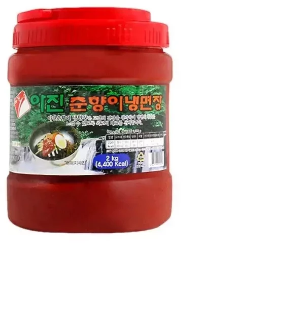 냉면 비빔장 2KG 대용량 양념 다대기 /골뱅이/다용도/무침/겉절이/파채/만능/즉석//업소용/식자재/소스, 아진식품, 1개