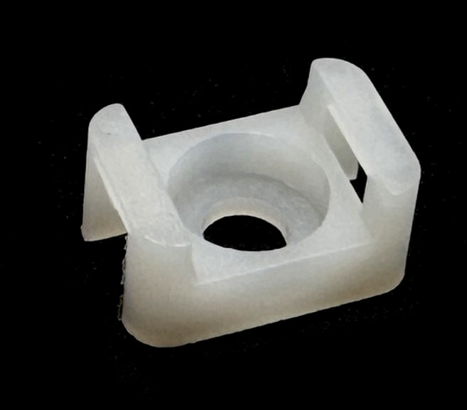 케이블타이 마운트 M4 화이트 4.3mm, 100개