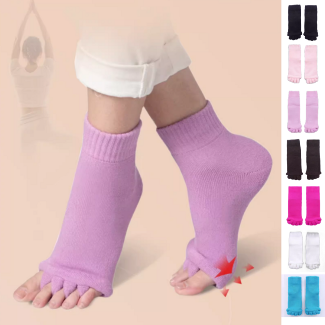 팍스홈 고양이발 모양 스트레칭 마사지 필라테스 요가 수면양말