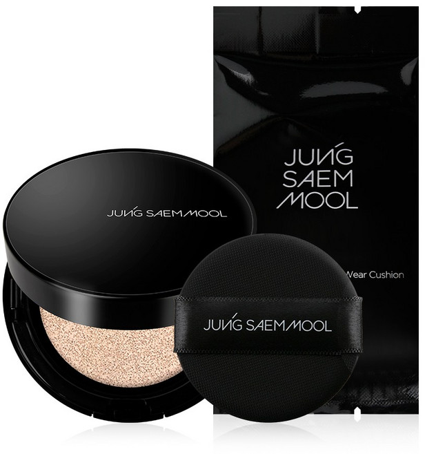 정샘물 에센셜 스킨 누더 롱웨어 쿠션(본품+리필), 1개, 미디엄