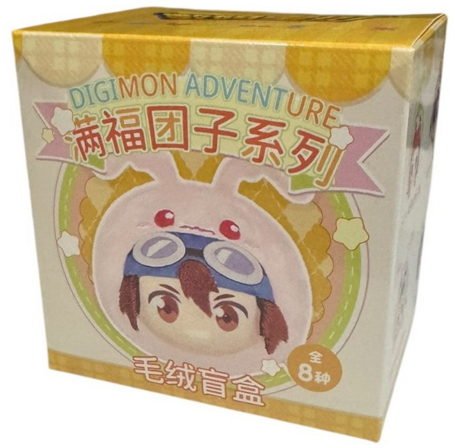 Digimon 數碼寶貝團子毛絨掛件, 單個盲抽, 1個