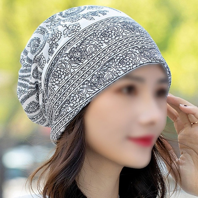 페로키 여성 항암 비니 두건 모자 반다나