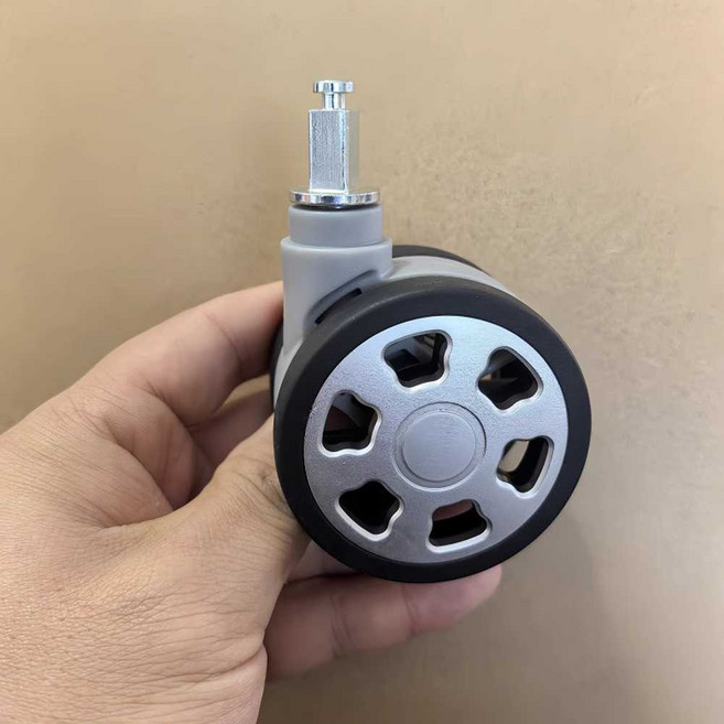 캐리어바퀴 트롤리 휠 셀프 수리 DIY 액세서리 수선 고무 교체 사각 블랙 1개