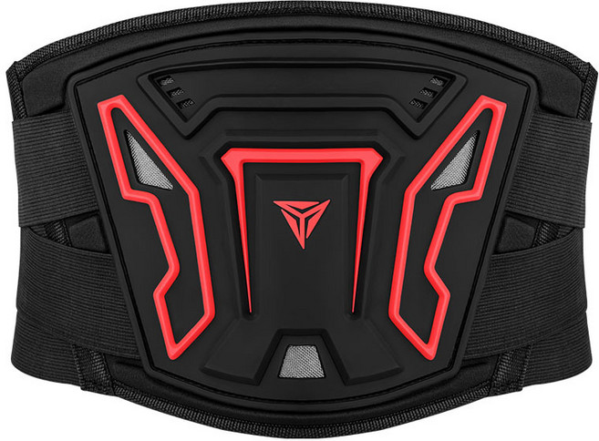 알나인 오토바이 허리 보호대 라이딩 벨트 MDL1028, 레드, M, 1개