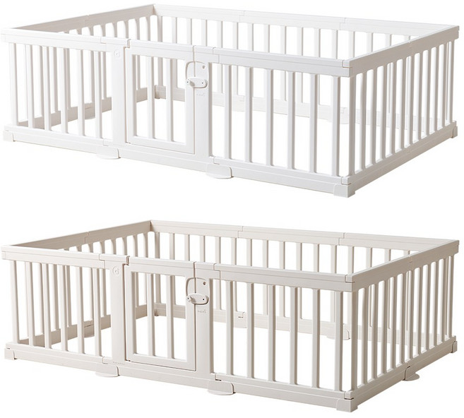 아누리 모던베이비룸 안전울타리 안전가드 슈퍼싱글 110x200(10p) 매트미포함, 110x200(12p), 110x200(12p)베이지, 베이지