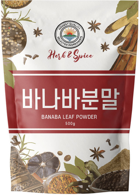 해나식품 바나바잎 분말 가루, 500g, 1개