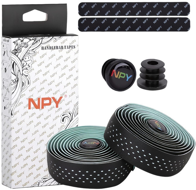 지테크 자전거 핸들바 테이프, 1세트, 민트