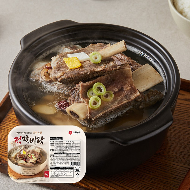 [국제식품] 정갈비탕 1kgx4팩 총 4kg, 1kg, 4개