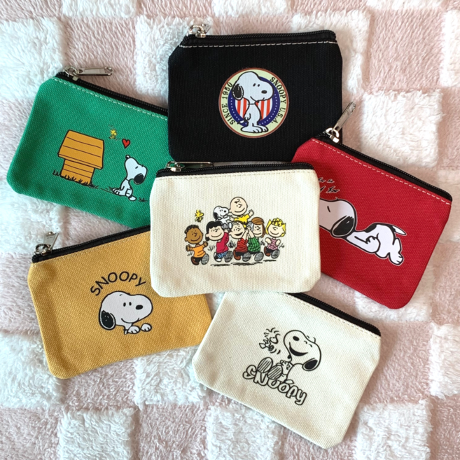 미니 스누피 파우치 동전 카드 지갑 에어팟 이어폰 충전기 케이스