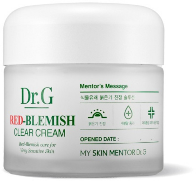 닥터지 레드 블레미쉬 클리어 크림 식물유래 민감성 건성 피부 보습 HD 닥터지크림, 70ml, 1개