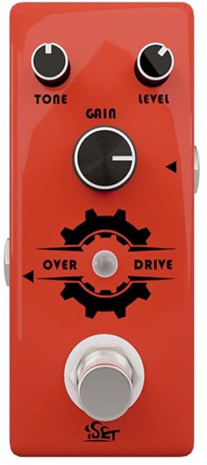 ISET 오버드라이브 기타 페달 기어 미니 싱글 효과 일렉트릭 베이스 트루 우회용 Overdrive, 1개