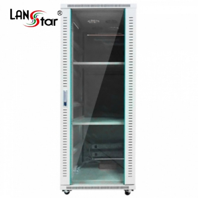 랜스타 LS-1800H 허브랙 아이보리 36U 1800x800x600 통신랙 국제규격, 1개